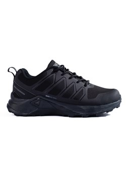 Czarne buty trekkingowe damskie DK Softshell ze sklepu ButyModne.pl w kategorii Buty trekkingowe damskie - zdjęcie 161648828