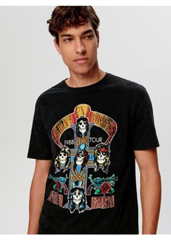 Sinsay - Koszulka Guns N' Roses - czarny ze sklepu Sinsay w kategorii T-shirty męskie - zdjęcie 161654695