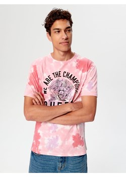 Sinsay - Koszulka Queen - różowy ze sklepu Sinsay w kategorii T-shirty męskie - zdjęcie 161654696