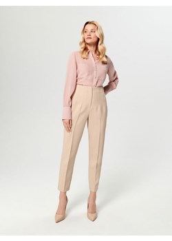 Sinsay - Spodnie tkaninowe - beżowy ze sklepu Sinsay w kategorii Spodnie damskie - zdjęcie 161654767