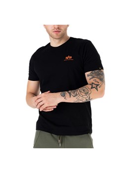 Koszulka Alpha Industries Basic T Small Logo 188505477 - czarne ze sklepu streetstyle24.pl w kategorii T-shirty męskie - zdjęcie 161656168