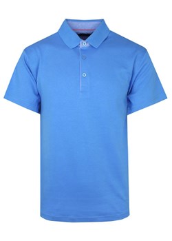 Koszulka POLO, Niebieska Casualowa, Krótki Rękaw, Jednokolorowa, T-shirt -BARTEX TSKOWbrtx5008aqua ze sklepu JegoSzafa.pl w kategorii T-shirty męskie - zdjęcie 161660656