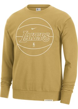 Męska bluza dresowa Nike Dri-FIT NBA Los Angeles Lakers Standard Issue - Brązowy ze sklepu Nike poland w kategorii Bluzy męskie - zdjęcie 161660956