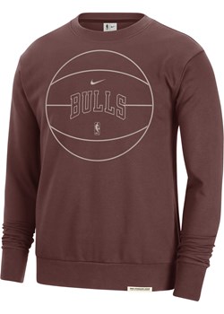 Męska bluza dresowa Nike Dri-FIT NBA Chicago Bulls Standard Issue - Brązowy ze sklepu Nike poland w kategorii Bluzy męskie - zdjęcie 161660969