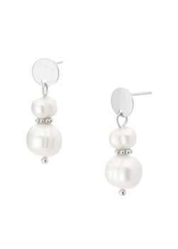 Eleganckie perłowe kolczyki na sztyftach ze sklepu manoki.pl w kategorii Kolczyki - zdjęcie 161670756