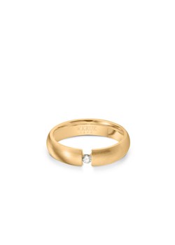 Obrączka złota Rossano damska ZLS/O+36Z42S ze sklepu W.KRUK w kategorii Obrączki - zdjęcie 161678426