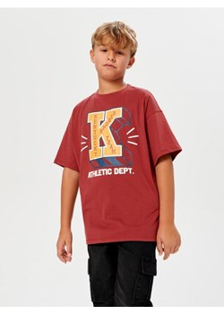 Sinsay - Koszulka z nadrukiem - czerwony ze sklepu Sinsay w kategorii T-shirty chłopięce - zdjęcie 161682777