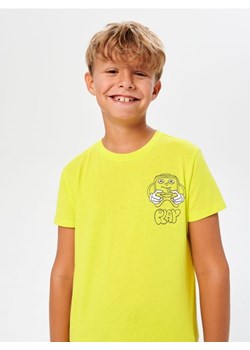 Sinsay - Koszulka z nadrukiem - żółty ze sklepu Sinsay w kategorii T-shirty chłopięce - zdjęcie 161682779