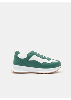 Sinsay - Sneakersy - zielony ze sklepu Sinsay w kategorii Buty sportowe damskie - zdjęcie 161683009
