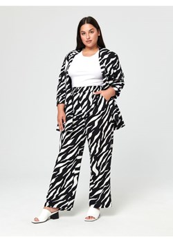 Sinsay - Spodnie ze wzorem - wielobarwny - id: ZU963-MLC - marki Sinsay - 161683068 Sinsay - Spodnie ze wzorem - wielobarwny ze sklepu Sinsay w kategorii Spodnie damskie - zdjęcie 161683068