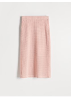 Reserved - Spódnica midi - pastelowy róż ze sklepu Reserved w kategorii Spódnice - zdjęcie 161684916