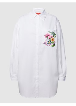 Bluzka koszulowa z kieszenią na piersi model ‘BRINA’ ze sklepu Peek&Cloppenburg  w kategorii Koszule damskie - zdjęcie 161701029
