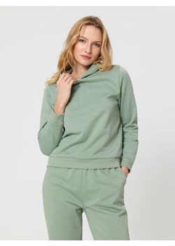 Sinsay - Bluza z kapturem - zielony ze sklepu Sinsay w kategorii Bluzy damskie - zdjęcie 161705555