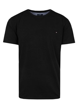 T-Shirt Czarny Jednokolorowy, Męski, Koszulka, Krótki Rękaw, U-neck TSKOWREDWAY2902czarny ze sklepu JegoSzafa.pl w kategorii T-shirty męskie - zdjęcie 161769205