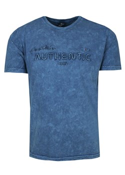 T-Shirt Niebieska z Nadrukiem, Męski, Koszulka, Krótki Rękaw, U-neck TSKOWREDWAY3300nieb ze sklepu JegoSzafa.pl w kategorii T-shirty męskie - zdjęcie 161769229