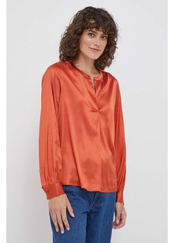 Mos Mosh bluzka damska kolor pomarańczowy gładka ze sklepu ANSWEAR.com w kategorii Bluzki damskie - zdjęcie 161772238