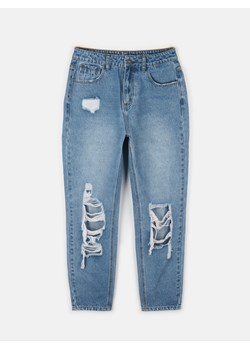 GATE Regularne  jeansy z przetarciami 34 ze sklepu gateshop w kategorii Jeansy damskie - zdjęcie 161786366