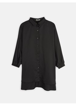 GATE Damska przedłużona bluzka plus size z długimi rękawami 48-50 ze sklepu gateshop w kategorii Koszule damskie - zdjęcie 161789649