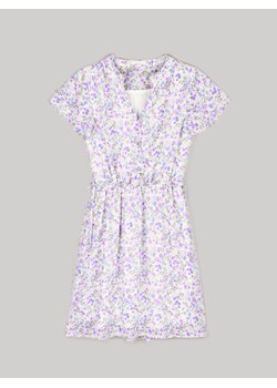 GATE Damska sukienka w kwiaty z szyfonu XS ze sklepu gateshop w kategorii Sukienki - zdjęcie 161797289
