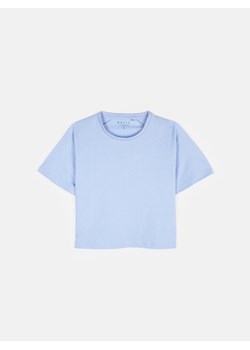 GATE T-shirt basic basic wykonany z mieszanki bawełny XS ze sklepu gateshop w kategorii Bluzki damskie - zdjęcie 161798185