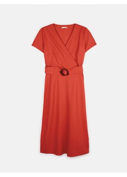 GATE Elastyczna sukienka midi w jednolitym kolorze 34 ze sklepu gateshop w kategorii Sukienki - zdjęcie 161799639