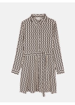 GATE Damska wzorzysta sukienka koszulowa z paskiem 34 ze sklepu gateshop w kategorii Sukienki - zdjęcie 161803495