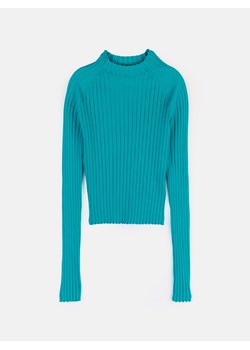 GATE Damski prążkowany sweter z długimi rękawami 36 ze sklepu gateshop w kategorii Swetry damskie - zdjęcie 161804447