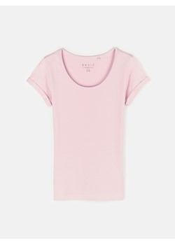 GATE Klasyczna elastyczna koszulka damska z krótkimi rękawami 34 ze sklepu gateshop w kategorii Bluzki damskie - zdjęcie 161805118