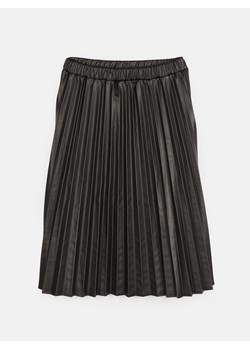 GATE Damska plisowana spódnica midi wykonana z imitacji skóry 34 ze sklepu gateshop w kategorii Spódnice - zdjęcie 161806436