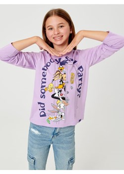 Sinsay - Koszulka Looney Tunes - niebieski ze sklepu Sinsay w kategorii Bluzki dziewczęce - zdjęcie 161810177