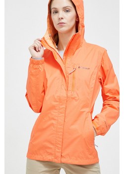 Columbia kurtka outdoorowa Pouring Adventure II kolor pomarańczowy przejściowa 1760071-468 ze sklepu PRM w kategorii Kurtki damskie - zdjęcie 161814406