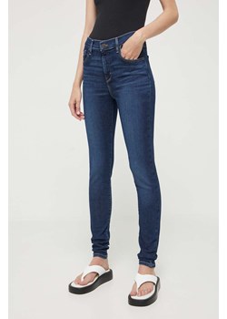 Levi's jeansy damskie kolor niebieski ze sklepu PRM w kategorii Jeansy damskie - zdjęcie 161814438