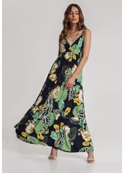 Granatowa Sukienka Larailin ze sklepu Renee odzież w kategorii Sukienki - zdjęcie 161822729
