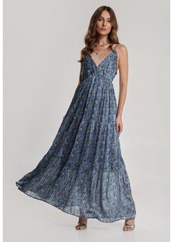 Niebieska Sukienka Ilenome ze sklepu Renee odzież w kategorii Sukienki - zdjęcie 161822739
