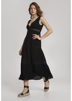 Czarna Sukienka Lorevia ze sklepu Renee odzież w kategorii Sukienki - zdjęcie 161827688