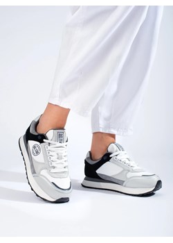 Damskie buty sneakersy biało-szare LL274370 BIG STAR ze sklepu czasnabuty.pl w kategorii Buty sportowe damskie - zdjęcie 161836126
