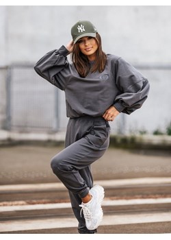 Bluza Lancella Szara ze sklepu Lisa Mayo w kategorii Bluzy damskie - zdjęcie 161840726