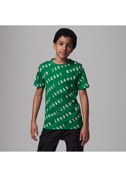 T-shirt dla dużych dzieci (chłopców) Jordan Essentials Printed Tee - Zieleń ze sklepu Nike poland w kategorii T-shirty chłopięce - zdjęcie 161847185