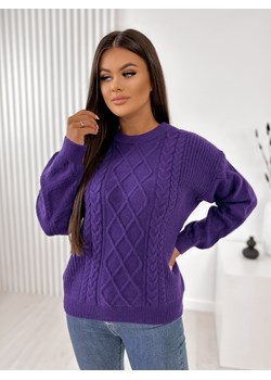 sweter rauta fioletowy one size ze sklepu UBRA w kategorii Swetry damskie - zdjęcie 161849109
