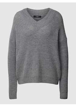Sweter z dzianiny z dekoltem w serek model ‘VIAGGIO’ ze sklepu Peek&Cloppenburg  w kategorii Swetry damskie - zdjęcie 161859089