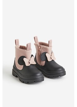 H & M - Ocieplane botki - Różowy ze sklepu H&M w kategorii Buty zimowe dziecięce - zdjęcie 161859389