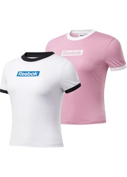 Koszulki damskie Training Essentials Linear 2szt Reebok ze sklepu SPORT-SHOP.pl w kategorii Bluzki damskie - zdjęcie 161861618