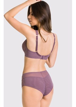 Koronkowy biustonosz miękki soft wrzosowy Lea Bralette 19175, Kolor wrzosowy, Rozmiar 65G, Mediolano ze sklepu Intymna w kategorii Biustonosze - zdjęcie 161865088