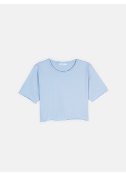 GATE Basic krótki bawełniany t-shirt z surowym obszyciem M ze sklepu gateshop w kategorii Bluzki damskie - zdjęcie 161866359