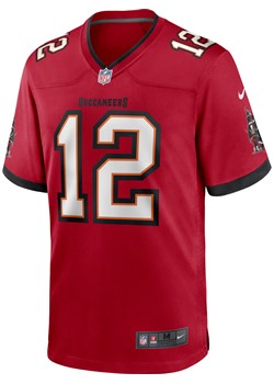 Męska koszulka meczowa NFL Tampa Bay Buccaneers (Tom Brady) - Czerwony ze sklepu Nike poland w kategorii T-shirty męskie - zdjęcie 161876136