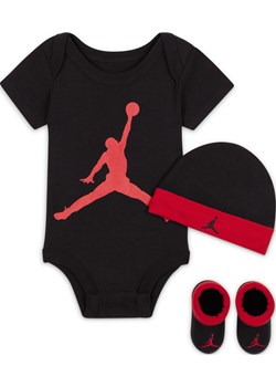Trzyczęściowy zestaw dla niemowląt Jordan - Czerń ze sklepu Nike poland w kategorii Komplety niemowlęce - zdjęcie 161876146