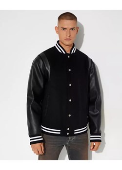 Balmain Czarna bomberka z logo rozmiar 50 ze sklepu Moliera2.com w kategorii Kurtki męskie - zdjęcie 161877887