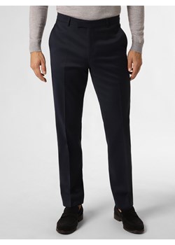 JOOP! Męskie spodnie od garnituru modułowego Mężczyźni Modern Fit Sztuczne włókno granatowy jednolity ze sklepu vangraaf w kategorii Spodnie męskie - zdjęcie 161915157