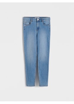 Reserved - Jeansy slim z wysokim stanem - niebieski ze sklepu Reserved w kategorii Jeansy damskie - zdjęcie 161936488