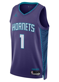Koszulka męska Jordan Dri-FIT NBA Swingman Charlotte Hornets Statement Edition - Fiolet ze sklepu Nike poland w kategorii T-shirty męskie - zdjęcie 161944299